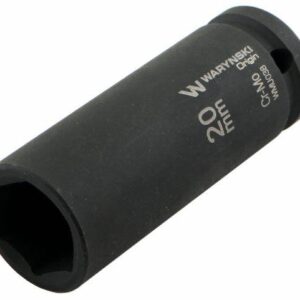 Nasadka udarowa sześciokątna długa 1/2" 20mm crmo din 3129 waryński