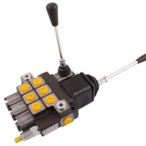 Rozdzielacz hydrauliczny 3-sekcyjny max przepływ 40l 2 sekcjex1 dźwignia 1 sekcjax1 dźwignia waryński