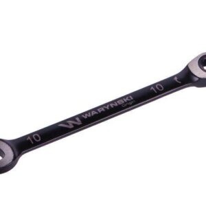 Klucz płasko-oczkowy 10mm z grzechotką 72 zęby standard asme b107-2010 waryński