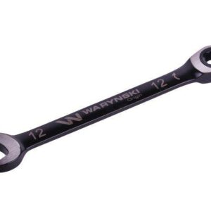 Klucz płasko-oczkowy 12mm z grzechotką 72 zęby standard asme b107-2010 waryński
