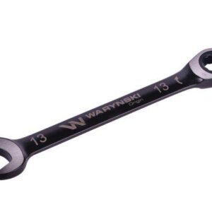 Klucz płasko-oczkowy 13mm z grzechotką 72 zęby standard asme b107-2010 waryński