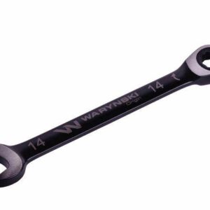 Klucz płasko-oczkowy 14mm z grzechotką 72 zęby standard asme b107-2010 waryński
