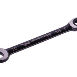 Klucz płasko-oczkowy 16mm z grzechotką 72 zęby standard asme b107-2010 waryński