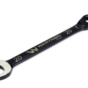 Klucz płasko-oczkowy 20mm z grzechotką 72 zęby standard asme b107-2010 waryński