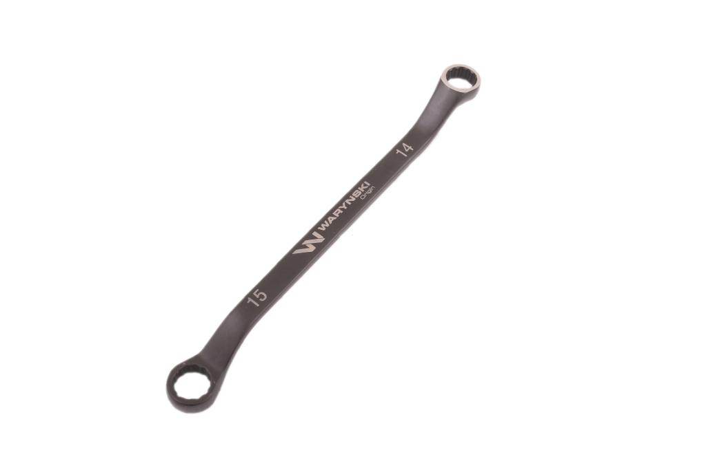Klucz oczkowy odsadzony 14x15mm crv standard asme b107.9 waryński