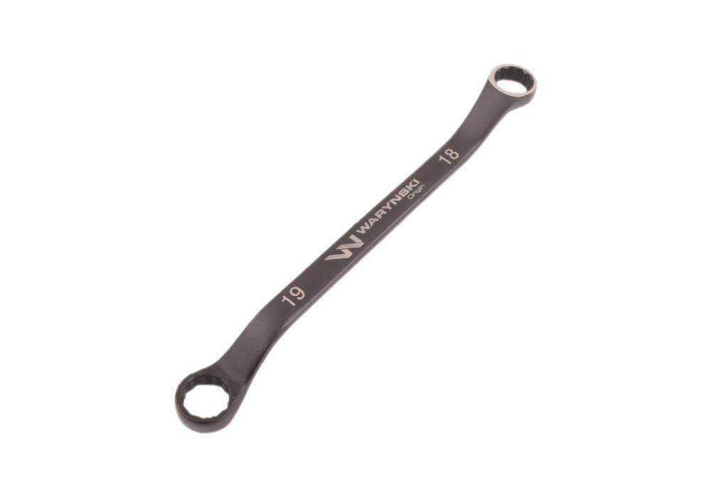 Klucz oczkowy odsadzony 18x19mm crv standard asme b107.9 waryński