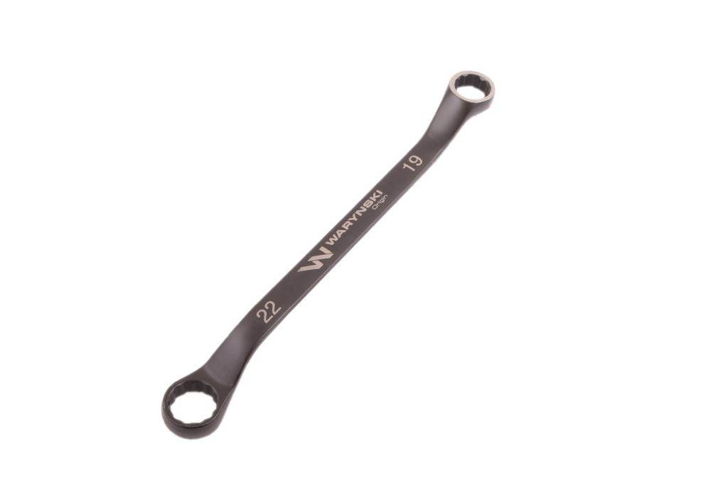 Klucz oczkowy odsadzony 19x22mm crv standard asme b107.9 waryński