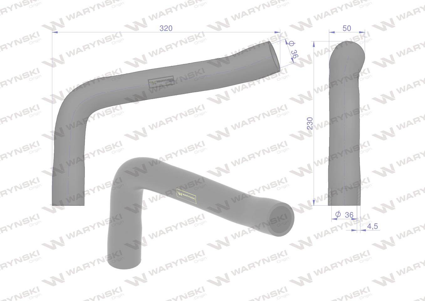 Przewód chłodnicy k904880 waryński Przewód chłodnicy k904880 waryński - obrazek 2