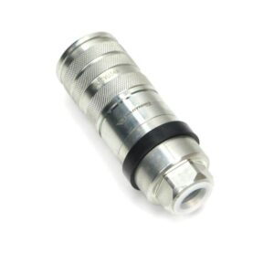 Szybkozłącze hydrauliczne zrywalne seria wia3cv 3cfpv 68 l/min gniazdo 3/4" unf gwint wewnętrzny euro push-pull iso 7241-a waryński