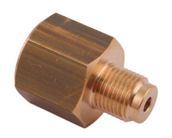 Złączka manometryczna gwint zewnętrzny g1/8"xgwint wewnętrzny m10x1 mosiądz polmo