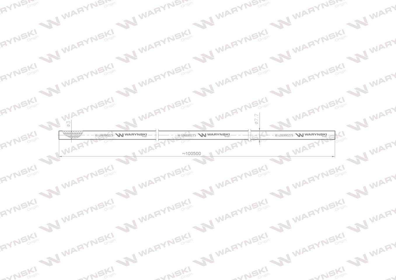 Linka długa kombajn ziemniaczany anna l-100.5 mb 5644540180 waryński Linka długa kombajn ziemniaczany anna l-100.5 mb 5644540180 waryński - obrazek 2