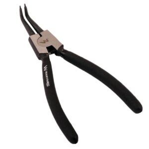 Szczypce do pierścieni osadczych 200mm zewnętrzne wygięte waryński