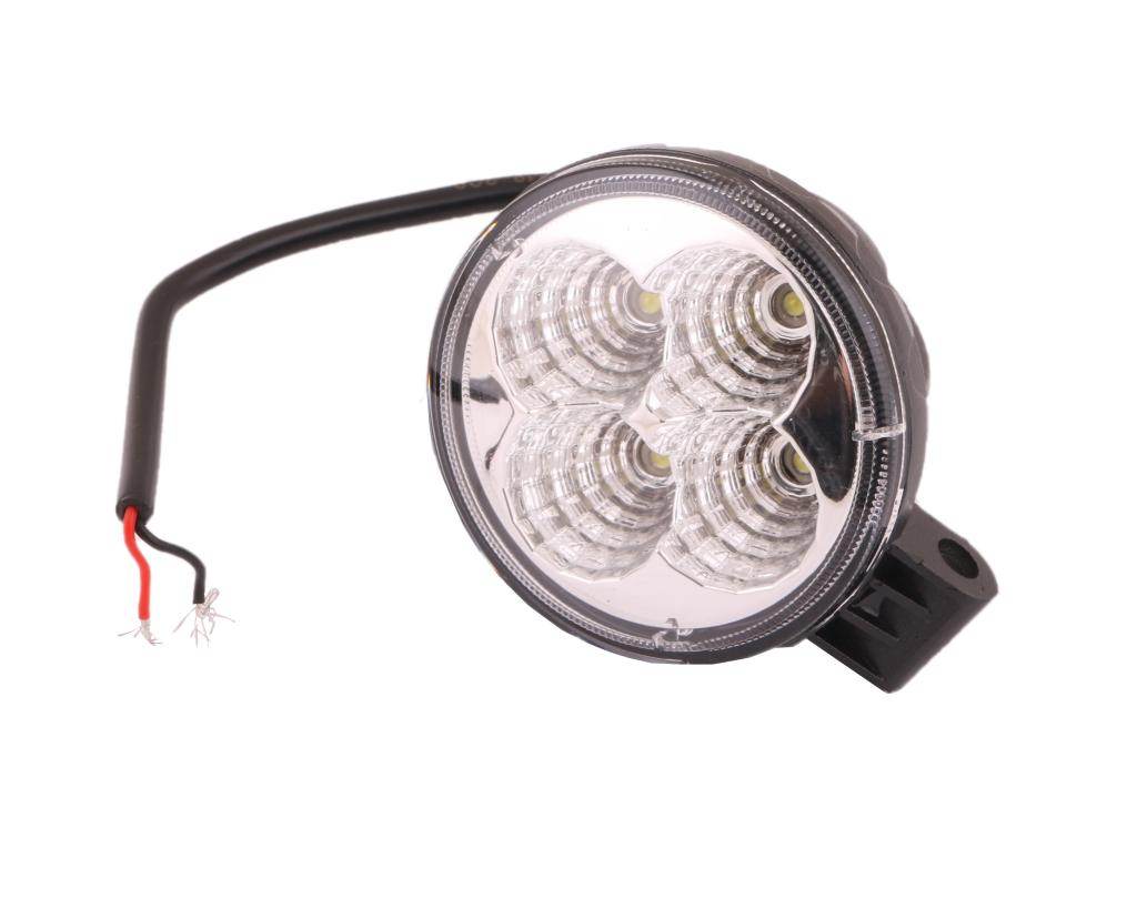 Lampa robocza okrągła mini 12w 4 led glanz Lampa robocza okrągła mini 12w 4 led glanz - obrazek 3