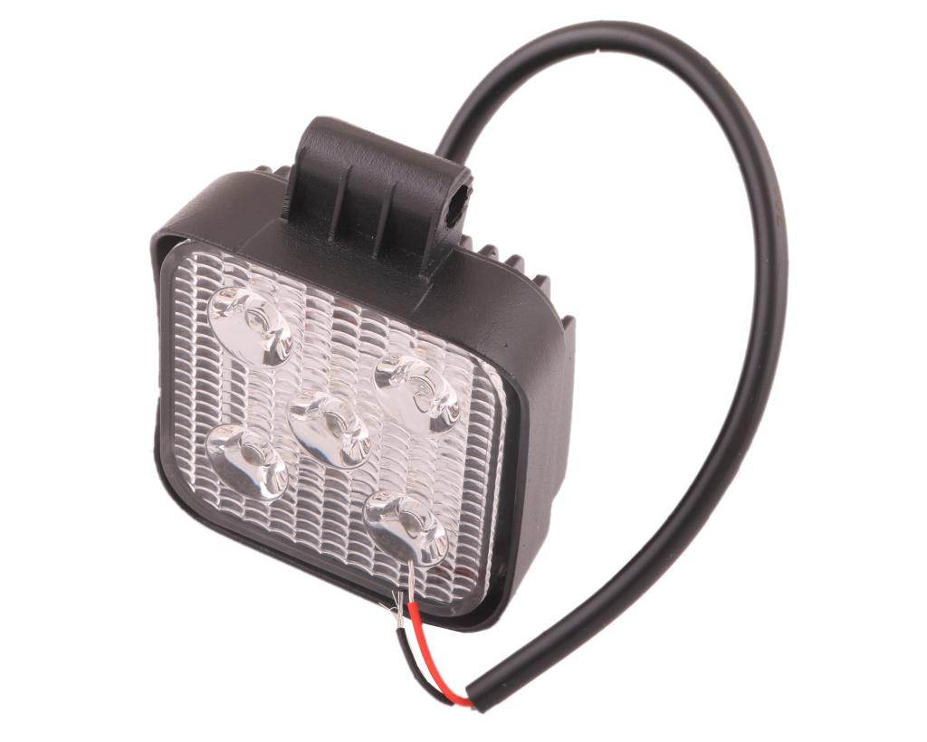 Lampa robocza kwadratowa mini 15w 5 led glanz Lampa robocza kwadratowa mini 15w 5 led glanz - obrazek 3