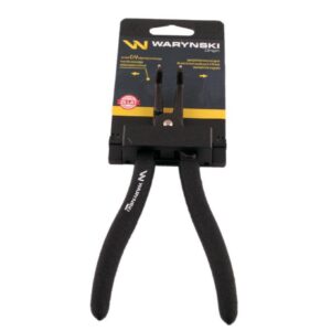 Specjalistyczne szczypce do pierścieni osadczych 178mm zewnętrzne wygięte waryński