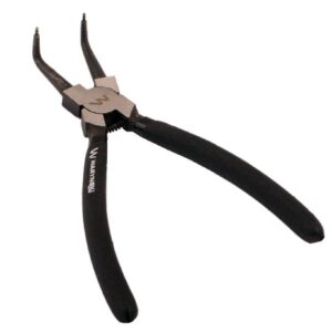 Szczypce do pierścieni osadczych 200mm wewnętrzne wygięte waryński