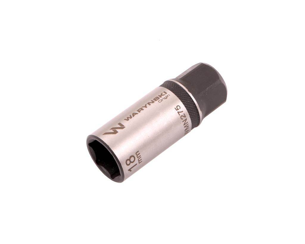 Nasadka do świec 3/8" 18mm crv50bv30 din 3124 waryński
