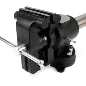 Imadło ślusarskie z żeliwa sferoidalnego obrotowe z obracanym jarzmem 125mm waryński