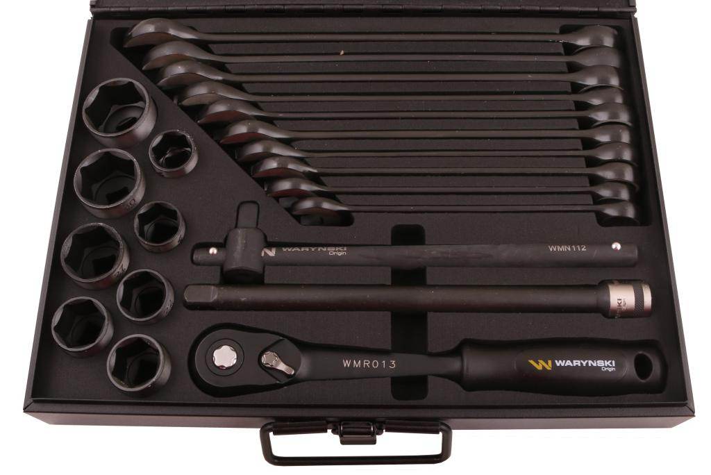 Zestaw nasadek 1./2 z grzechotką i kluczami w kasecie metalowej 49 el waryński Zestaw nasadek 1./2 z grzechotką i kluczami w kasecie metalowej 49 el waryński - obrazek 5