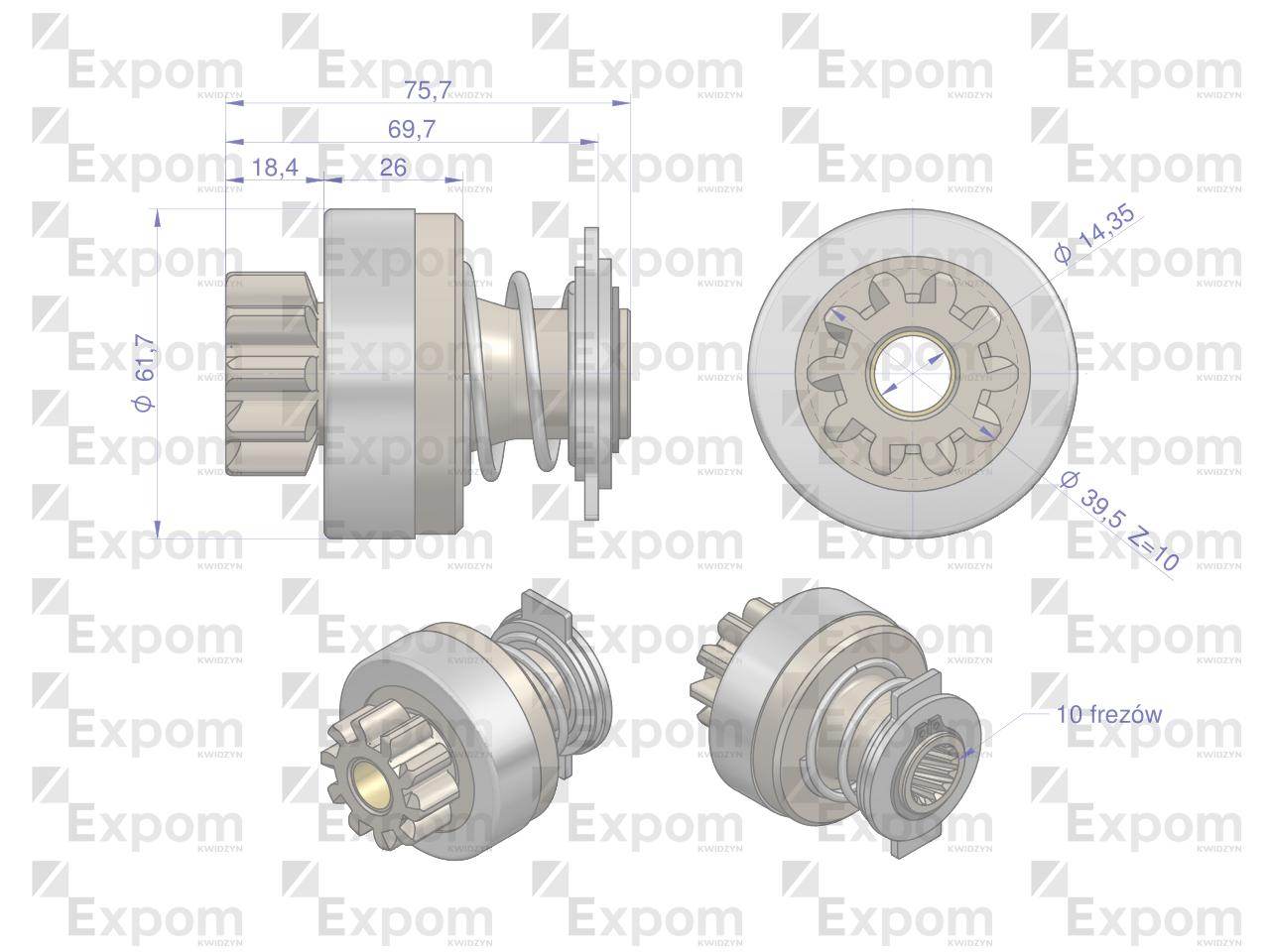 Zespół sprzęgający rozrusznika typ iskra msx 23316.902.5071447834m91 expom kwidzyn eu Zespół sprzęgający rozrusznika typ iskra msx 23316.902.5071447834m91 expom kwidzyn eu - obrazek 4
