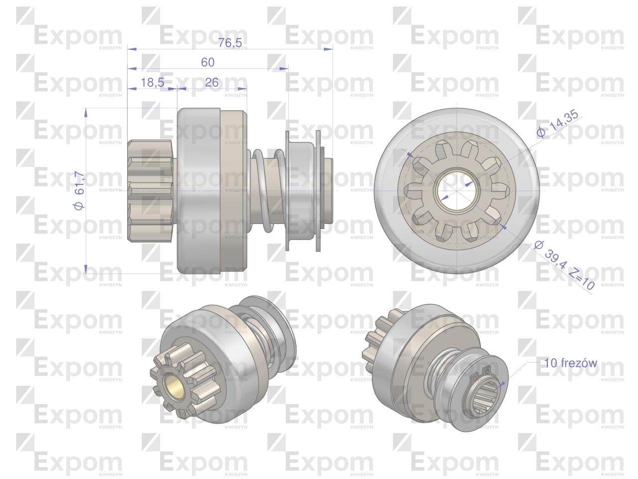 Zespół sprzęgający rozrusznika typ iskra msx 25116.904.922 expom kwidzyn eu Zespół sprzęgający rozrusznika typ iskra msx 25116.904.922 expom kwidzyn eu - obrazek 4