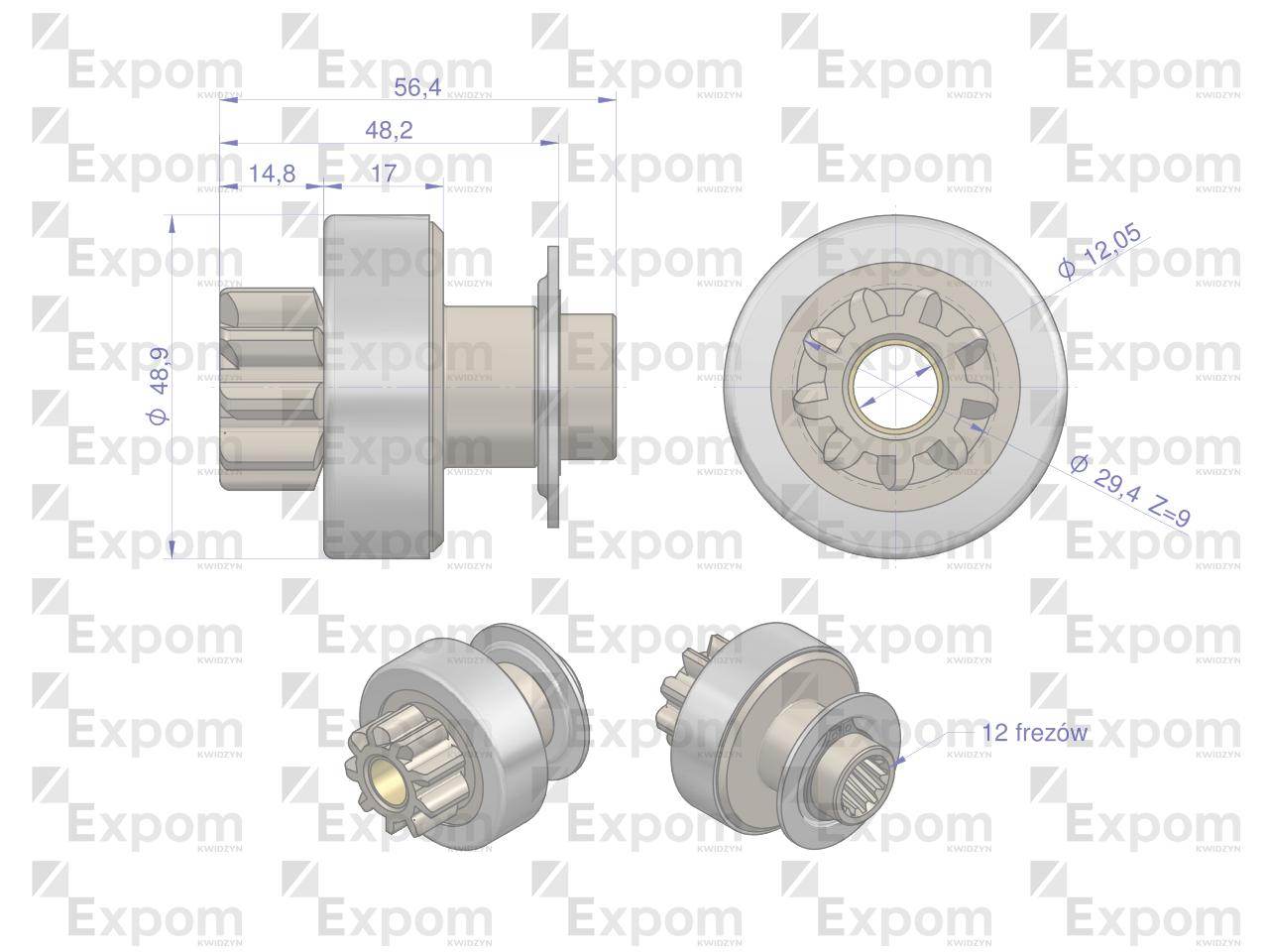Zespół sprzęgający rozrusznika typ iskra msx 137616.902.183 expom kwidzyn eu Zespół sprzęgający rozrusznika typ iskra msx 137616.902.183 expom kwidzyn eu - obrazek 4