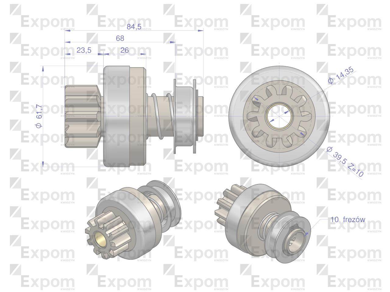 Zespół sprzęgający rozrusznika typ iskra msx 19016.900.151 expom kwidzyn eu Zespół sprzęgający rozrusznika typ iskra msx 19016.900.151 expom kwidzyn eu - obrazek 3