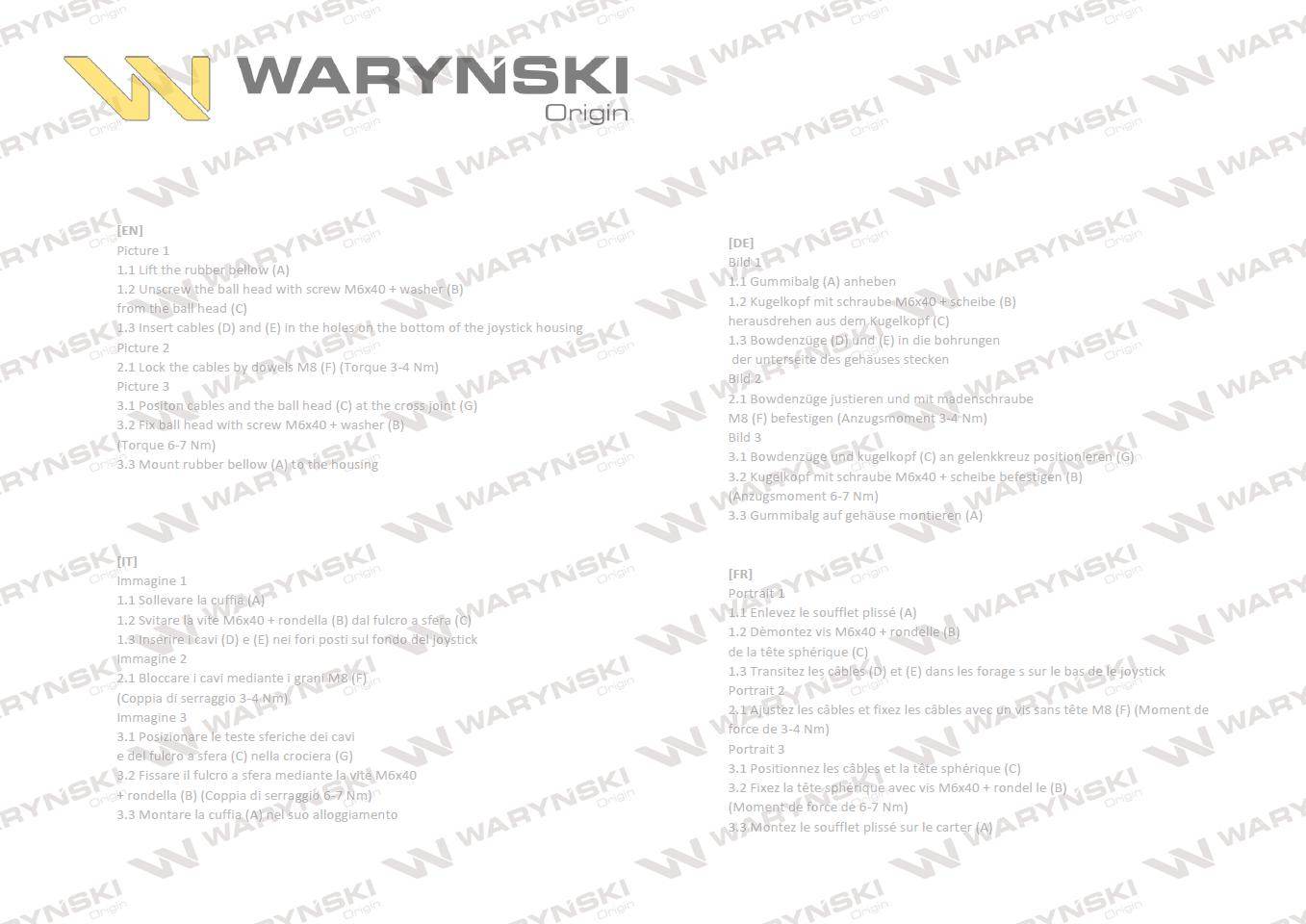 Joystick pod linki zakończone kulką z 1 przełącznikiem z przyciskiem na kulkę ip-6019 joystikk waryński Joystick pod linki zakończone kulką z 1 przełącznikiem z przyciskiem na kulkę ip-6019 joystikk waryński - obrazek 4