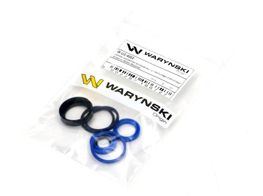Zestaw uszczelnień do siłownika hydraulicznego 2-stronnego działania 40/22 waryński Zestaw uszczelnień do siłownika hydraulicznego 2-stronnego działania 40/22 waryński - obrazek 2