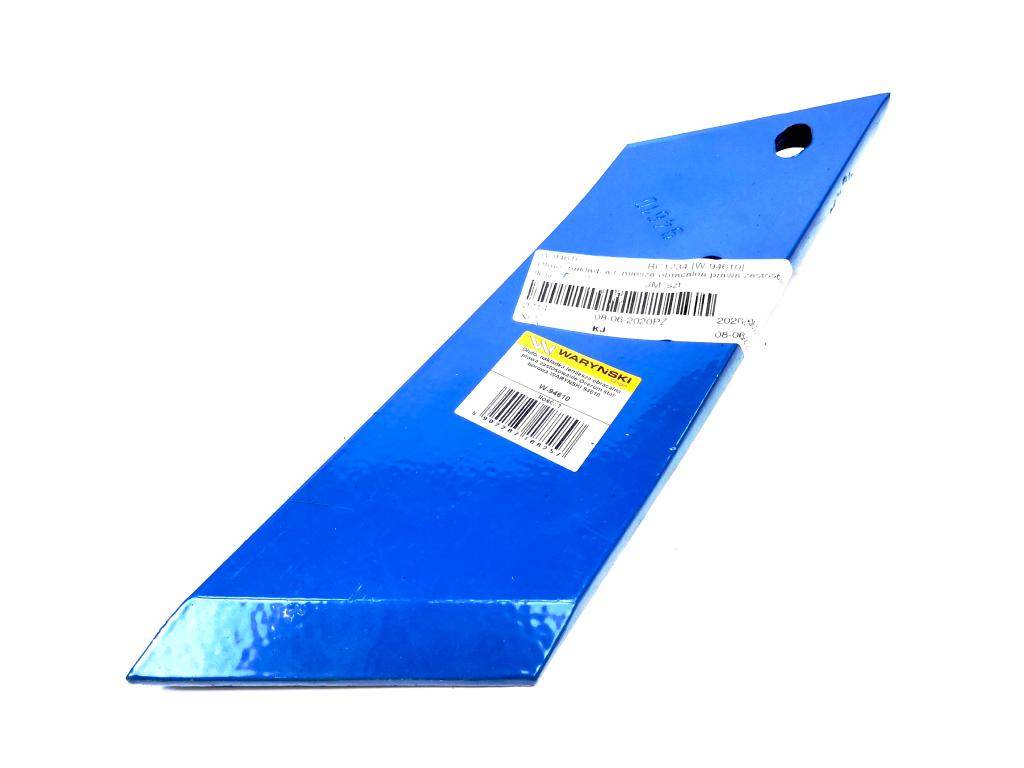 Dłuto nakładka lemiesza obracalna prawa overum stal borowa waryński 94610