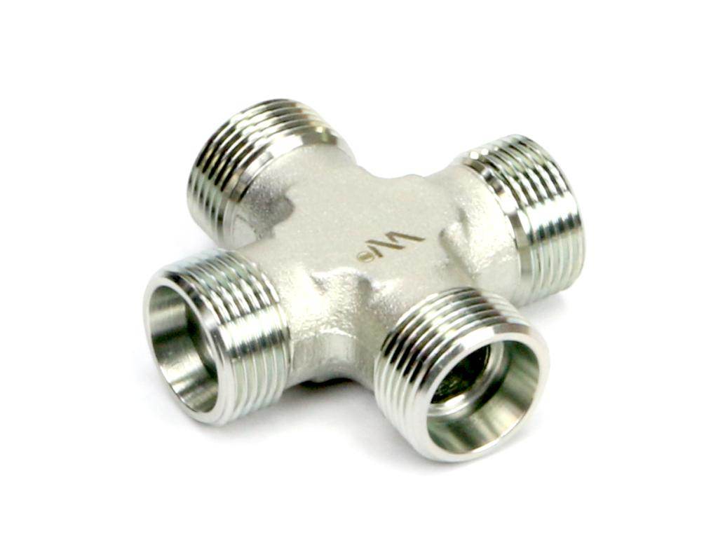 Czwórnik hydrauliczny metryczny bbbb m12x1.5 06l waryński Czwórnik hydrauliczny metryczny bbbb m12x1.5 06l waryński - obrazek 3