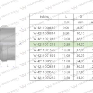 Pierścień zacinający hydrauliczny dpr12l/s 12l/12s waryński 20szt