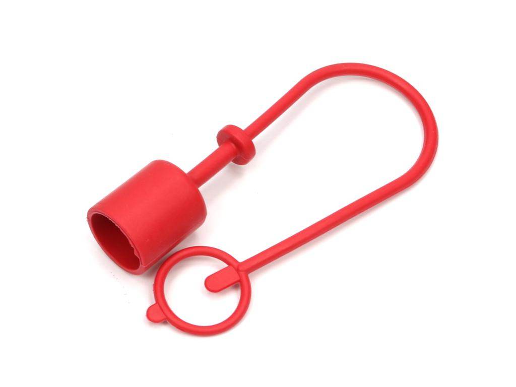 Pokrywa zatyczka osłona przeciwpyłowa do wtyczki szybkozłącza euro kolor czerwony voima 10szt