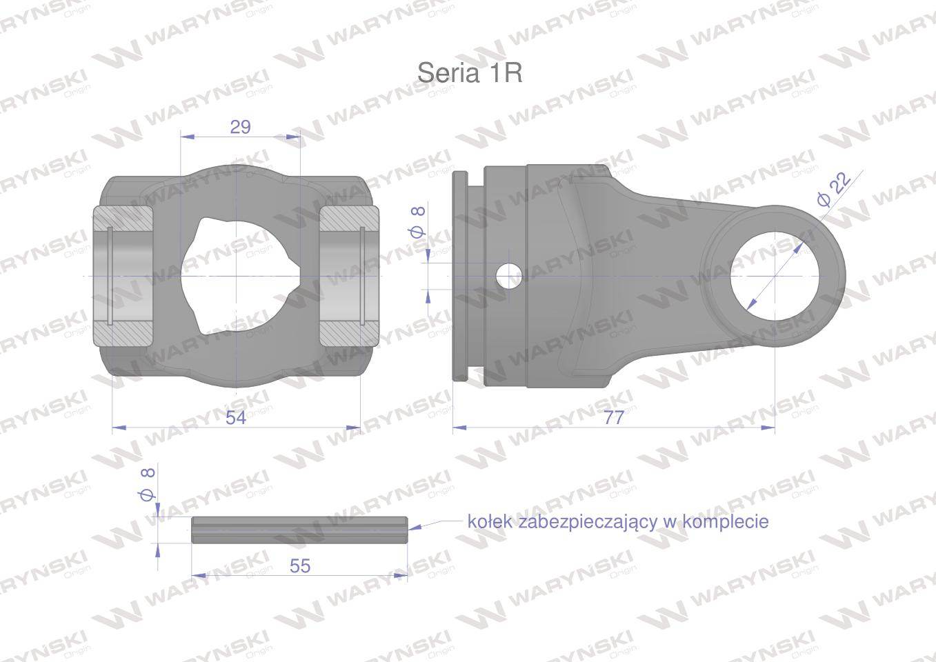 Widłak rury wewnętrznej 29x4 seria 1r waryński Widłak rury wewnętrznej 29x4 seria 1r waryński - obrazek 3