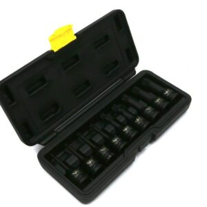 Zestaw nasadek udarowych 1/2 typu spline 9 el waryński