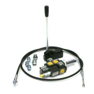 Zestaw rozdzielacz 1-sek dźwignia do sterowania elementy złączne linka na widełki 2500mm waryński