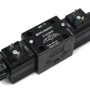 Rozdzielacz elektrozawór suwak "n" dl3-s4/10n-d12 12v dc cewkax2 compact 280bar 50l/min duplomatic