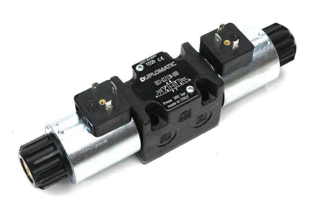 Rozdzielacz elektrozawór suwak "h" ds3-s2/11n-d12 12v dc cewkax2 heavy 350bar 100l/min duplomatic