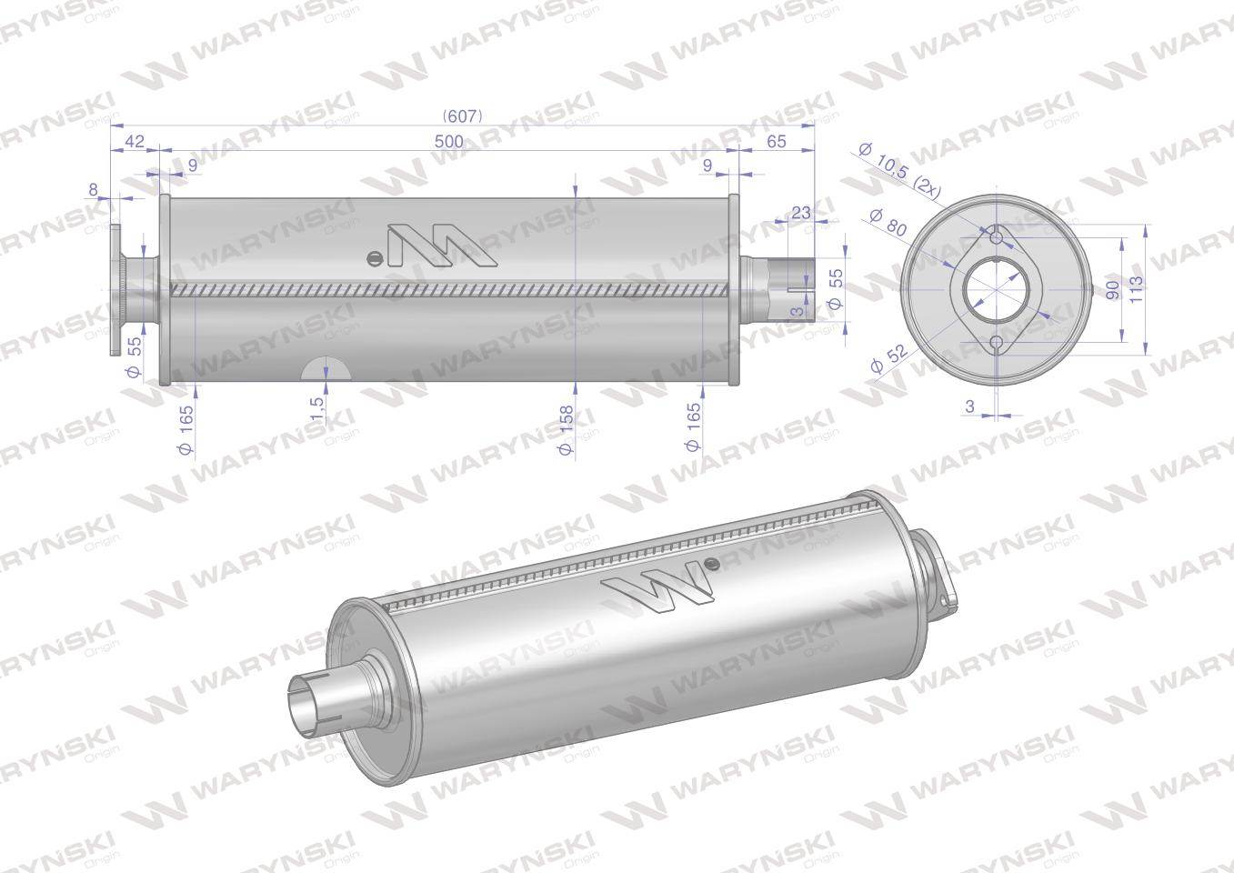 Tłumik bizon puszka nie kompletny waryński Tłumik bizon puszka nie kompletny waryński - obrazek 3