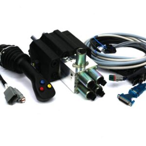 Proporcjonalny rozdzielacz hydrauliczny do ładowaczy czołowych ls load sense 2-sek max przepływ 90l 1-sekcja pływająca sterowany elektrycznie