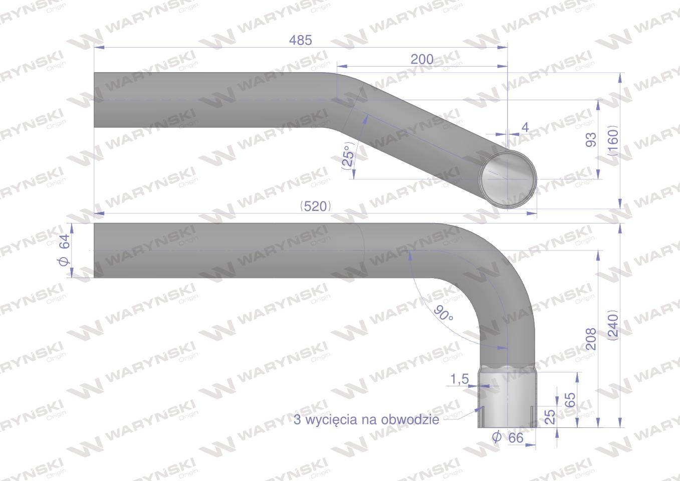 Rura kolektorowa l113259 john deere waryński Rura kolektorowa l113259 john deere waryński - obrazek 3