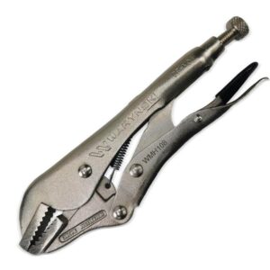 Szczypce zaciskowe morsa ze stali crmo 7" proste szczęki waryński