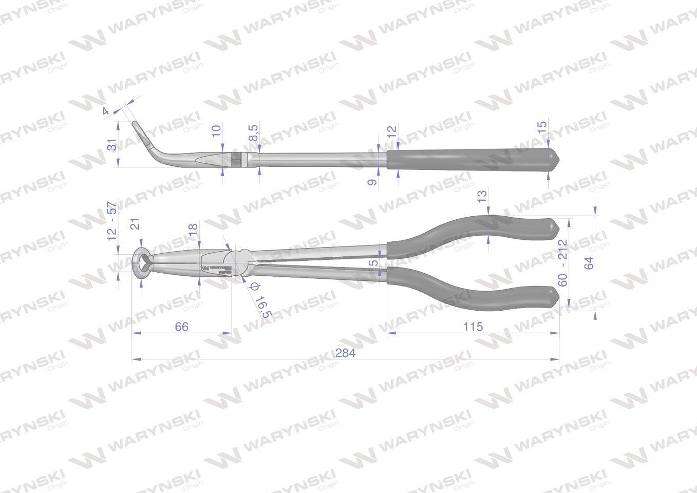 Szczypce do węży waryński Szczypce do węży waryński - obrazek 2