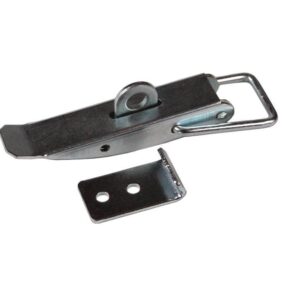 Spinacz zaczep zamek burty uniwersalny 115mm x17mm ze skoblem klamra z drutu fi-3mm