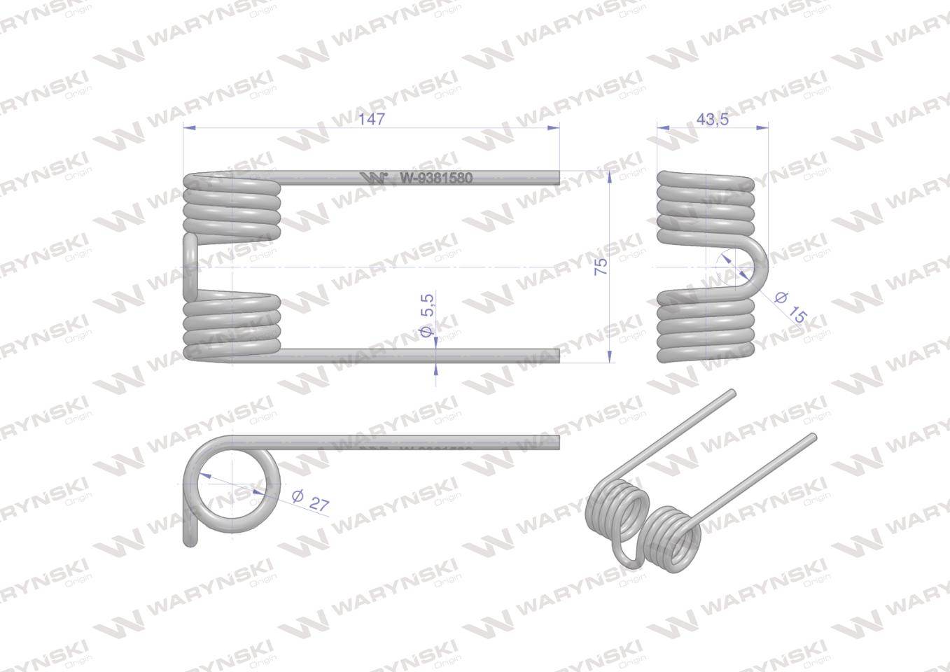 Palec podbieracza krone 9381580 waryński Palec podbieracza krone 9381580 waryński - obrazek 2