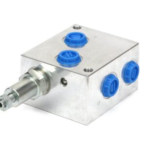 Płyta ng6 cetop3 1-sekcyjna z zaworem przelewowym 50-380 bar do elektrozaworów dl3 i ds3