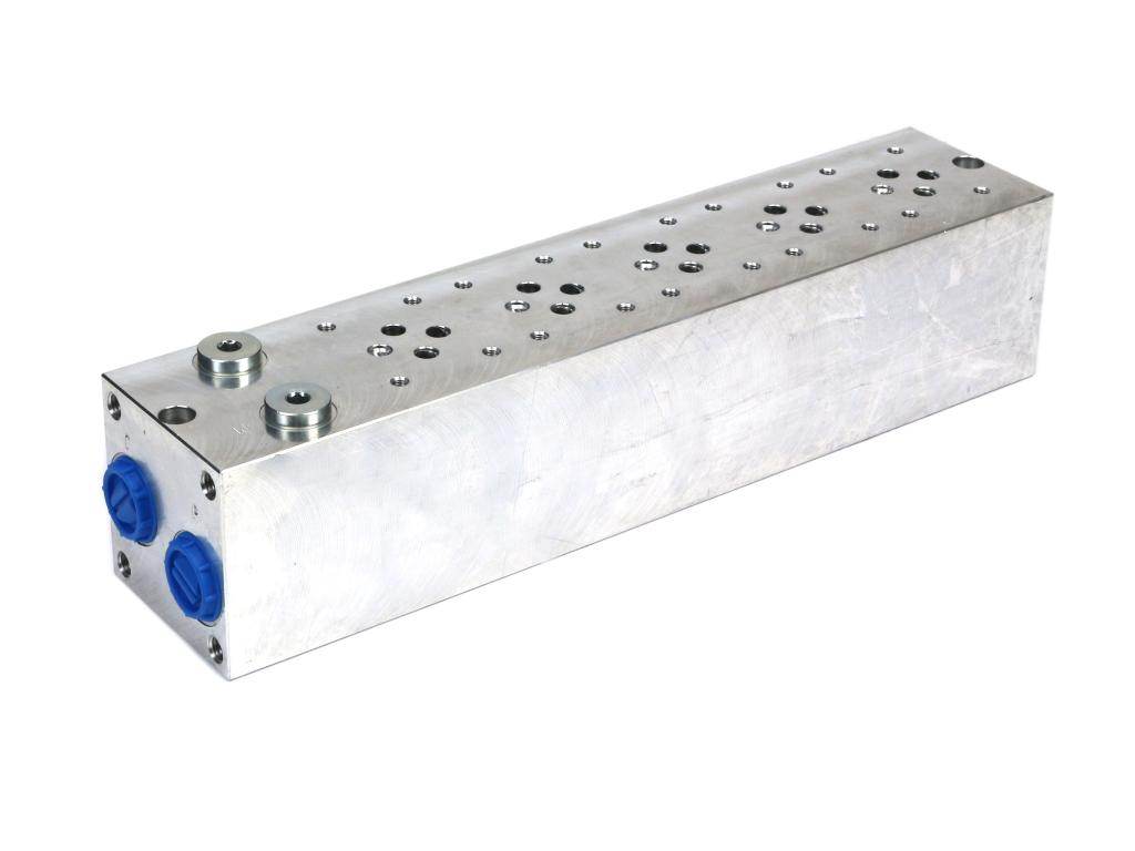 Płyta ng6 cetop3 5-sekcyjna z zaworem przelewowym 50-380 bar do elektrozaworów dl3 i ds3 Płyta ng6 cetop3 5-sekcyjna z zaworem przelewowym 50-380 bar do elektrozaworów dl3 i ds3 - obrazek 2