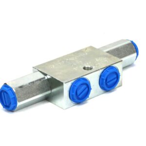 Zawór zwrotny bliźniaczy sterowany vbpde 1/2" 360bar 50l/min zamek hydrauliczny