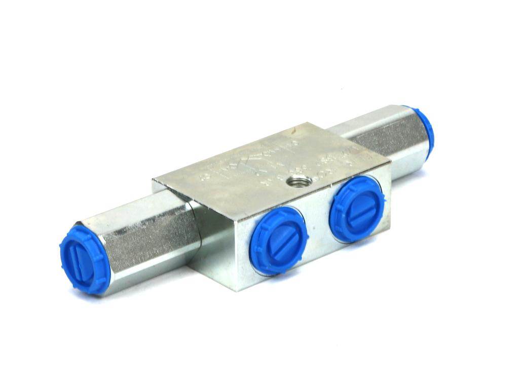 Zawór zwrotny bliźniaczy sterowany vbpde 1/2" 360bar 50l/min zamek hydrauliczny