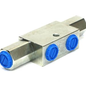 Zawór zwrotny bliźniaczy sterowany vbpde 3/4" 320bar 90l/min zamek hydrauliczny